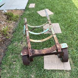 Vintage Barrel Cart