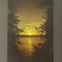 Sunset Splendor Over Water Asheville North Carolina Vintage Collectible Postcard Post Card PCThis post card is original. It is in near mint condition.
