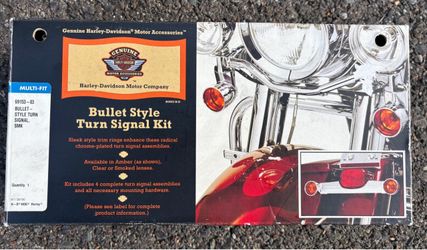 Harley Davidson genuine bullet turn signals