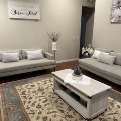 Coffee Table And Sofas 