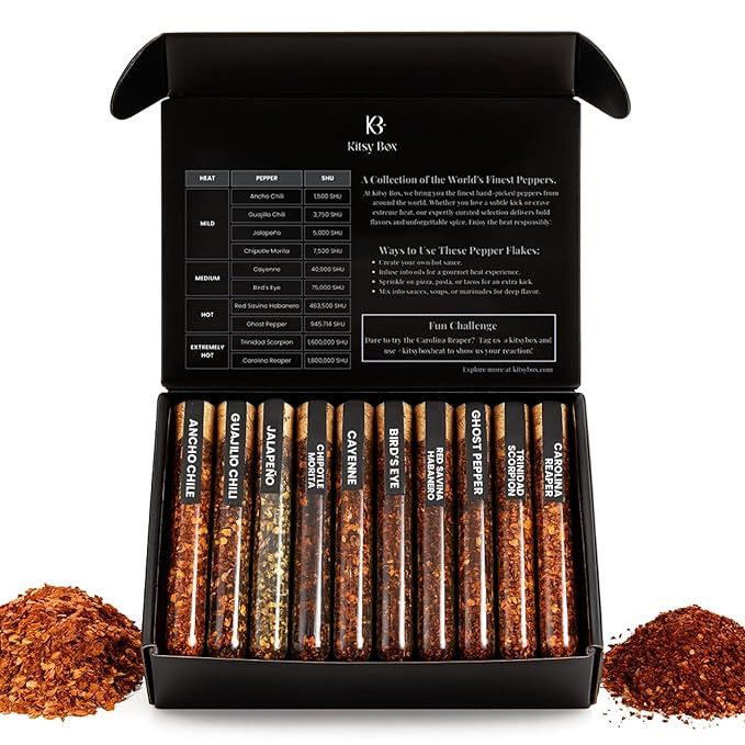 Pepper Flakes Set - Mild To Extremely Hot - Seasoning Spices
