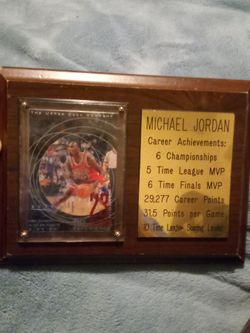 Michael Jordan Plaque