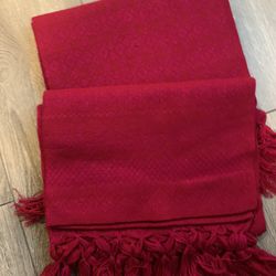 Classic Red Shawl 