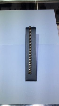 Gold Cuban bracelet