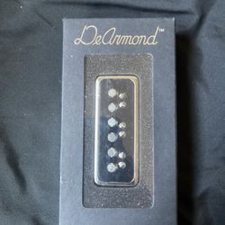 DeArmond Dynasonic Single-Coil Electric Guitar Pickup Nickel/Black Bridge