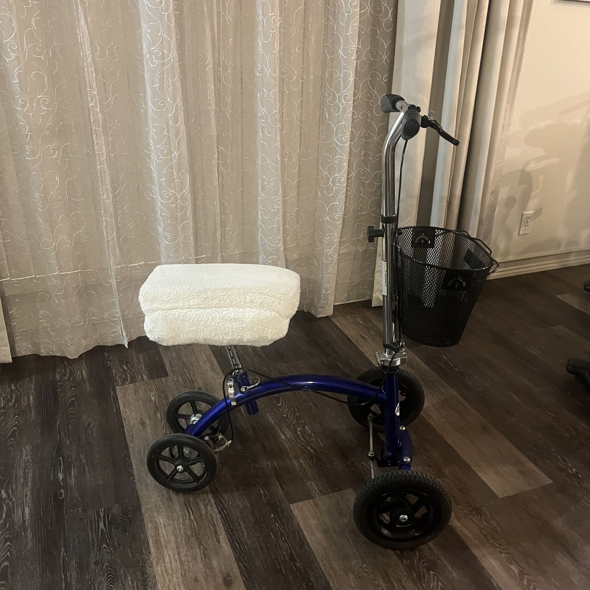 KneeRover Hybrid All Terrain Knee Scooter for Adults for Foot Surgery Heavy Duty Knee Walker for Broken Ankle Foot Injuries - Leg Recovery Scooter.