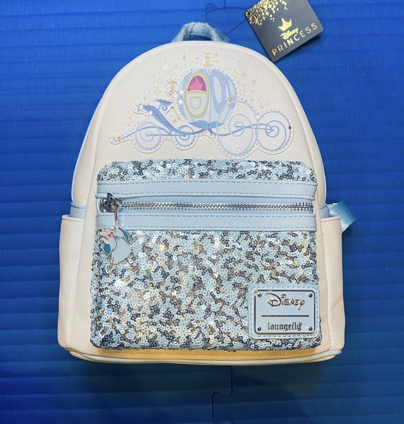 Loungefly Disney Cinderella Carriage Sequin Exclusive Mini