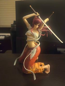 fairy tail - erza scarlet - 1/8 - yoto benizakura, hakama ver.