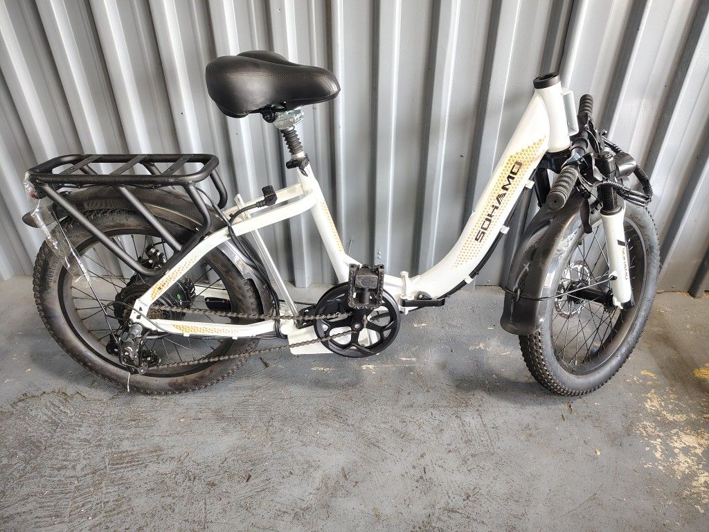 20" SOHAMO S3 Step-thru Folding Electric Bike (For Parts)
