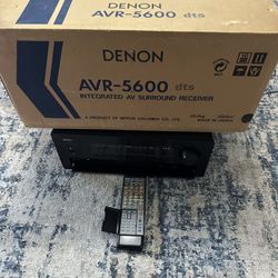 Denon AVR-5600 dts; Integrated AV Surround Receiver 