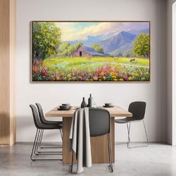 48" X 24"  Mountain Wall Art Picture 
