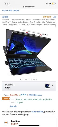 iPad Pro 11 case with keyboard