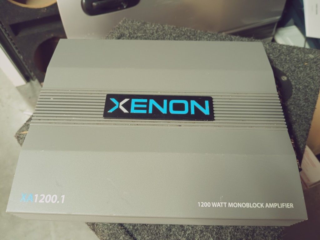 Xenon 1200.1 Bass Amplifier Mono Powerful Solid Power. PRE-DELIVERY AND DEMO PORTLAND VANCOUVER