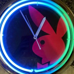Playboy Vintage Light Up Clock 