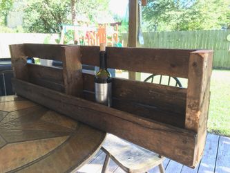 Rustic wine rack