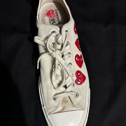 converse x comme des garçons play low top cream