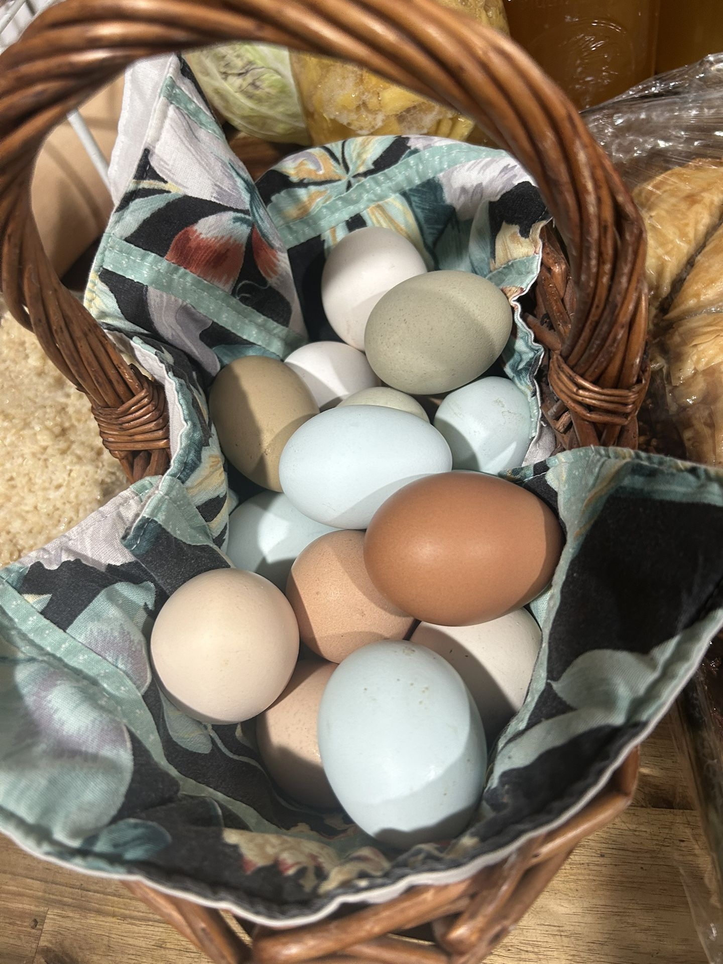 Fresh Farm Eggs + Goats Milk