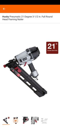Husky pneumatic nailer