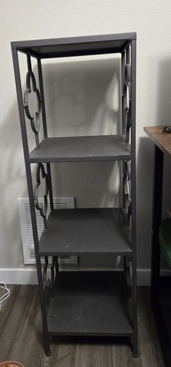 Metal book/bar shelf
