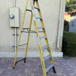 Husky 8’ Fiberglass Ladder Only For 30.00