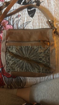 Myra Bag Bobo Chic Canvas and Leather Crossbody Bag