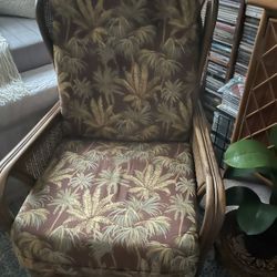 2 Swivel Wicker Rocking Chairs $100