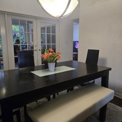 Black Dining Table For 6