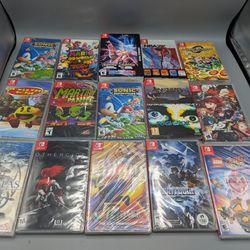 Lot Of Mostly Sealed Switch Games