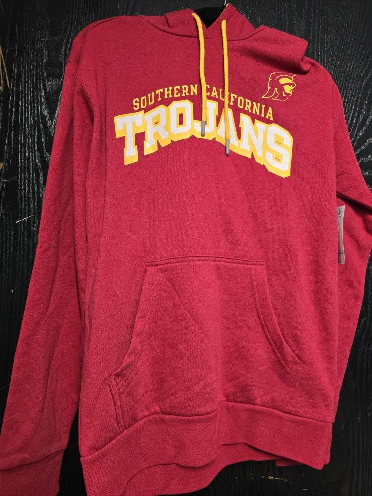 New Usc Trojans Hoodie Sweatshirt With Tags 