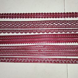 Burgundy Dresden Trims