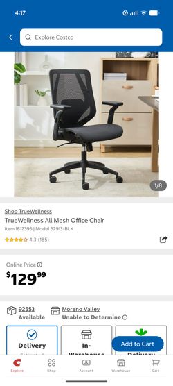 TrueWellness All Mesh Office Chair