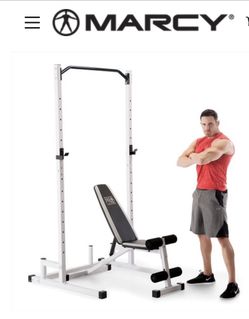 New Bench and Squat Rack,, Cage Pull Ups Core Bench Squat Rack all in one