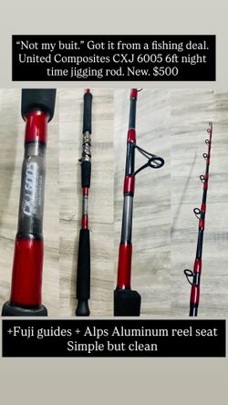 United Composites CXJ6005 6ft Night Time Jigging Rod