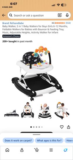 Baby Walker 5-1 steps (new)