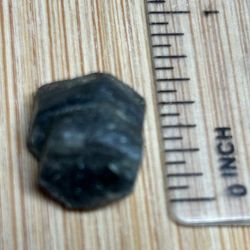 One Half Inch Pure Unheated Blue Sapphire Gemstone Natural Specimen 