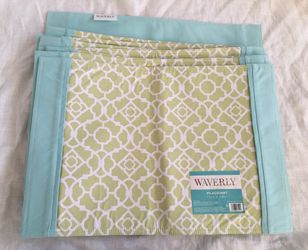 WAVERLY Trellis Canvas Placemats - 10 Available