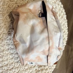 Vans fanny pack or waist bag with a tie-dye pattern PINK