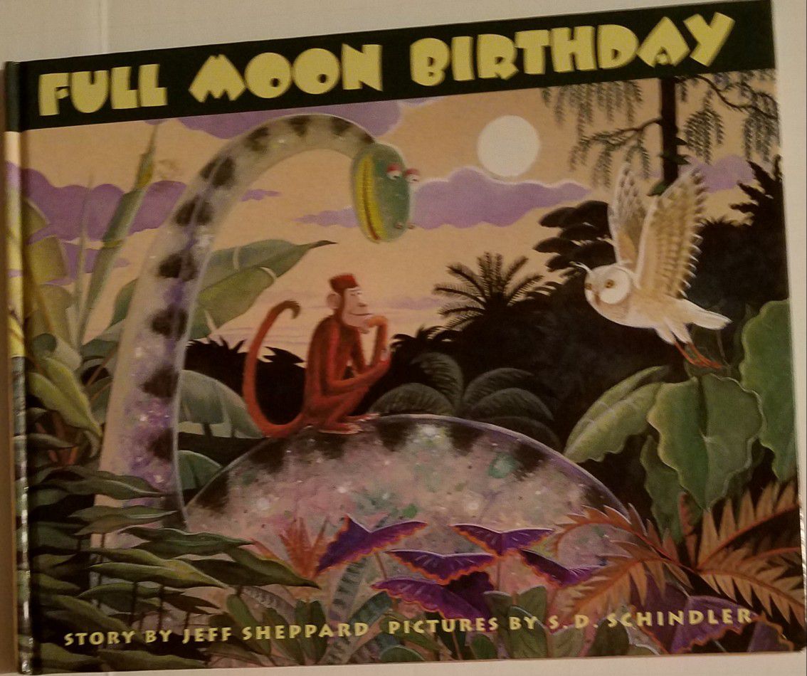 Full moon birthday book