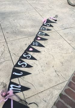 Bridal shower banner