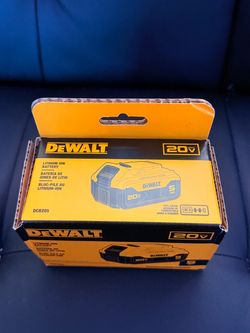 DeWalt DCB205 20V Max 5Ah Lithium Ion Battery