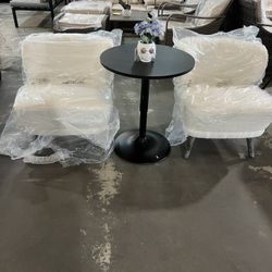 Century Modern Velvet Barrel Accent Chairs Set of 2 Living Room, Bedroom, Small Spaces,  $250  Warehouse Clearance Sale   🔥First Come, First Served🔥