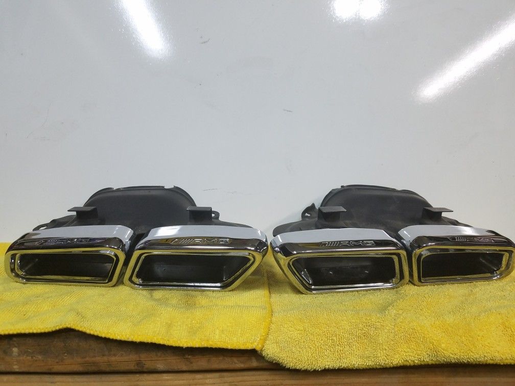 2012-2016 Mercedes Benz CLS63 AMG E63 C63 CL63 S63 Exhaust Tips OEM