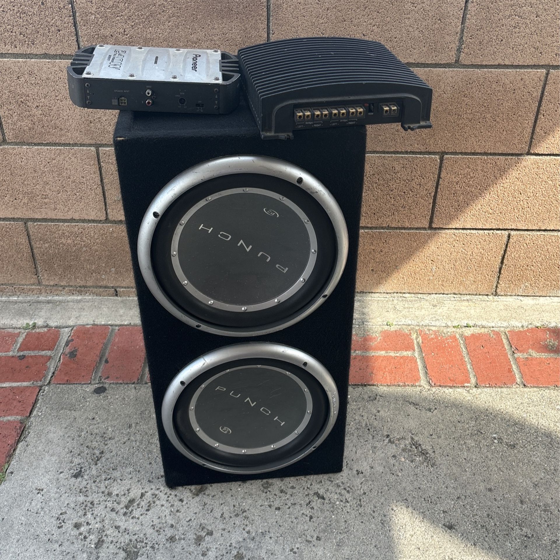 Car Bass Speakers With amps 