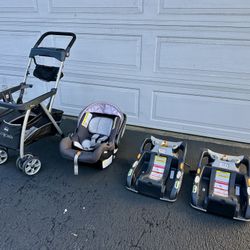 Chicco KeyFit 30 Baby Car Seat w/ Stroller + Base