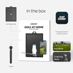 Golf Daddy-at Home Golf Simulator (Brand New-Never Opened)