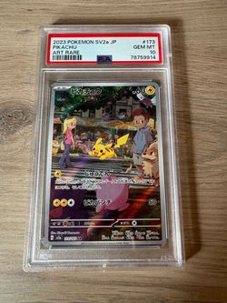 2023 Japanese Pikachu AR #173/165 — PSA 10