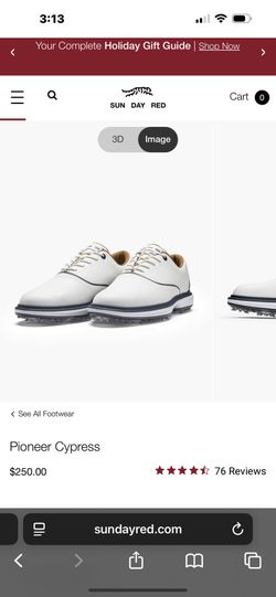 Sunday Red TW Golf Shoe / Pioneer Cypress