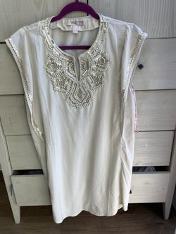 White Cream Indian Style Dress