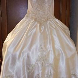 Wedding Dress Ecru Sz 8
