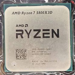 Ryzen 7 5800X3D